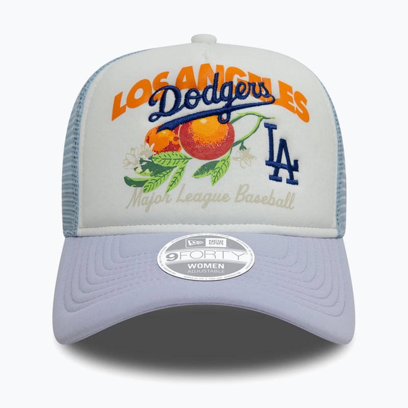 New Era Fruit Graphics Trucker Los Angeles Dodgers șapcă de baseball albastru pastel 2