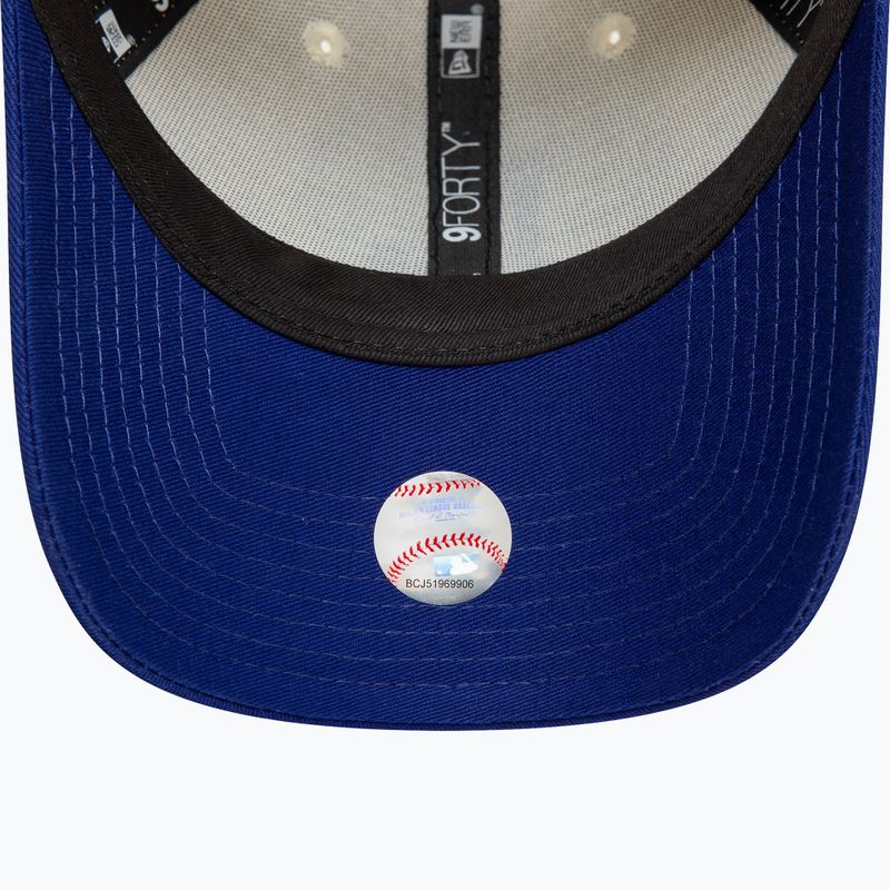New Era Colourblock 9Forty Los Angeles Dodgers șapcă de baseball bej deschis 5