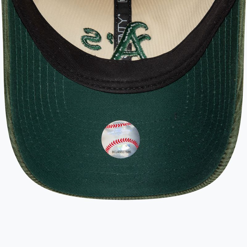 New Era Block Cord 9Twenty Oakland Athletics șapcă de baseball bej deschis 5