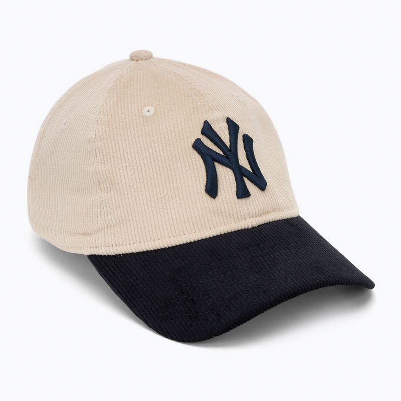 New Era Block Cord 9Twenty New York Yankees șapcă de baseball bej deschis