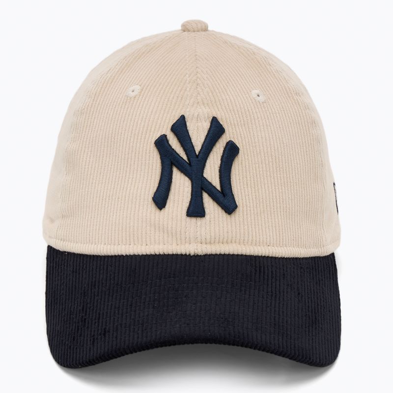 New Era Block Cord 9Twenty New York Yankees șapcă de baseball bej deschis 2