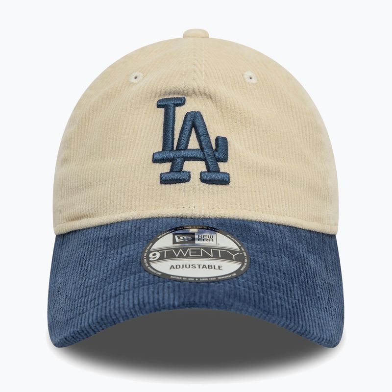 New Era Block Cord 9Twenty Los Angeles Dodgers șapcă de baseball bej deschis 3