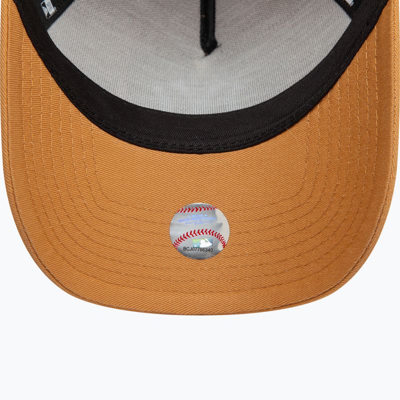New Era League Essential Trucker New York Yankees șapcă de baseball bej închis 5