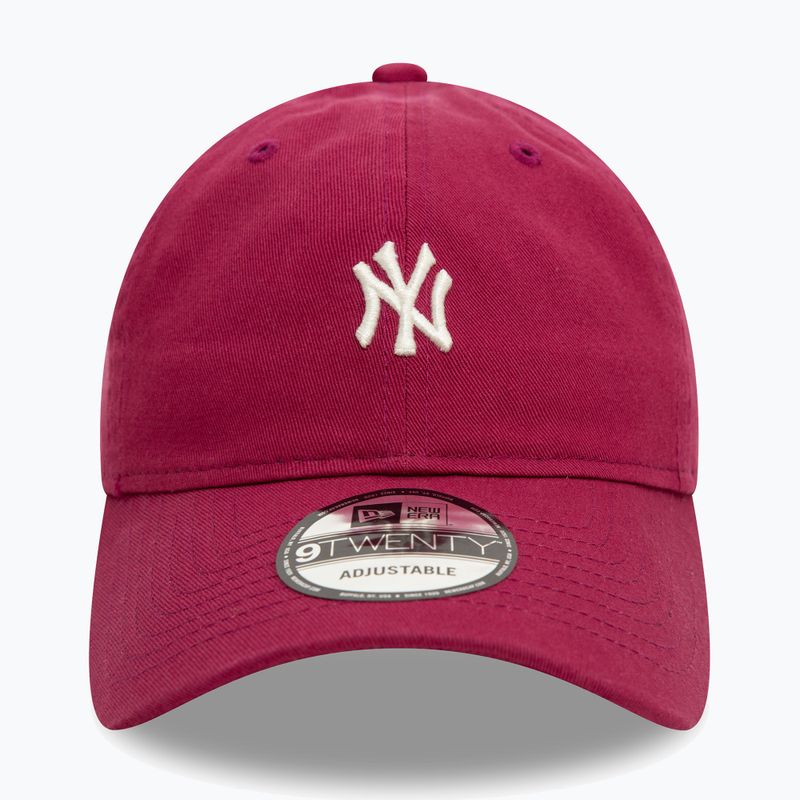 Șapcă New Era Mini Washed 9Twenty New York Yankees dark red 3