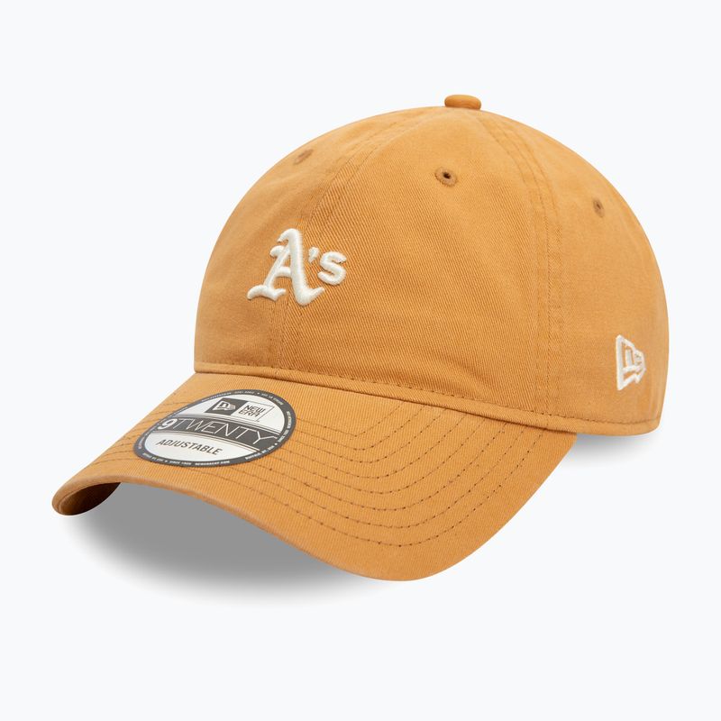 New Era Mini Washed 9Twenty Oakland Athletics șapcă de baseball bej închis 2