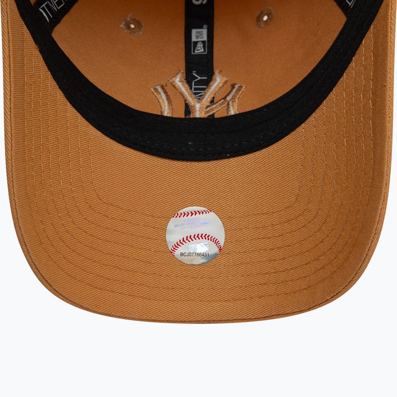 New Era League Essential 920 New York Yankees șapcă de baseball bej închis 5