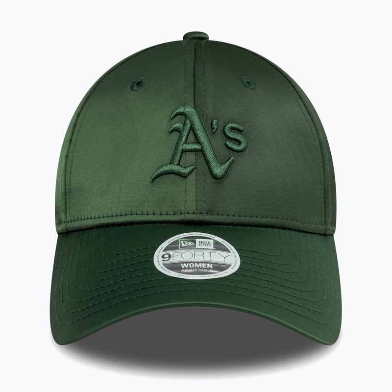 Șapcă New Era Satin 9Forty Oakland Atletics dark green 3