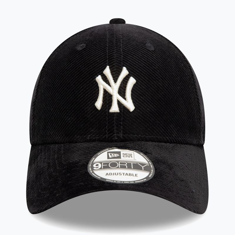 New Era Cord 9Forty New York Yankees șapcă de baseball negru 2