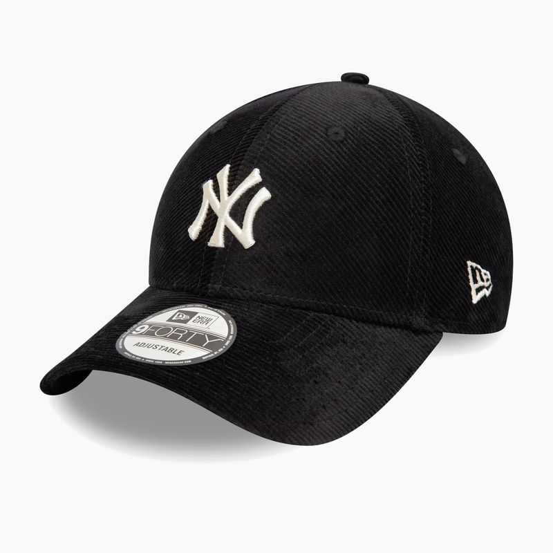 New Era Cord 9Forty New York Yankees șapcă de baseball negru 3