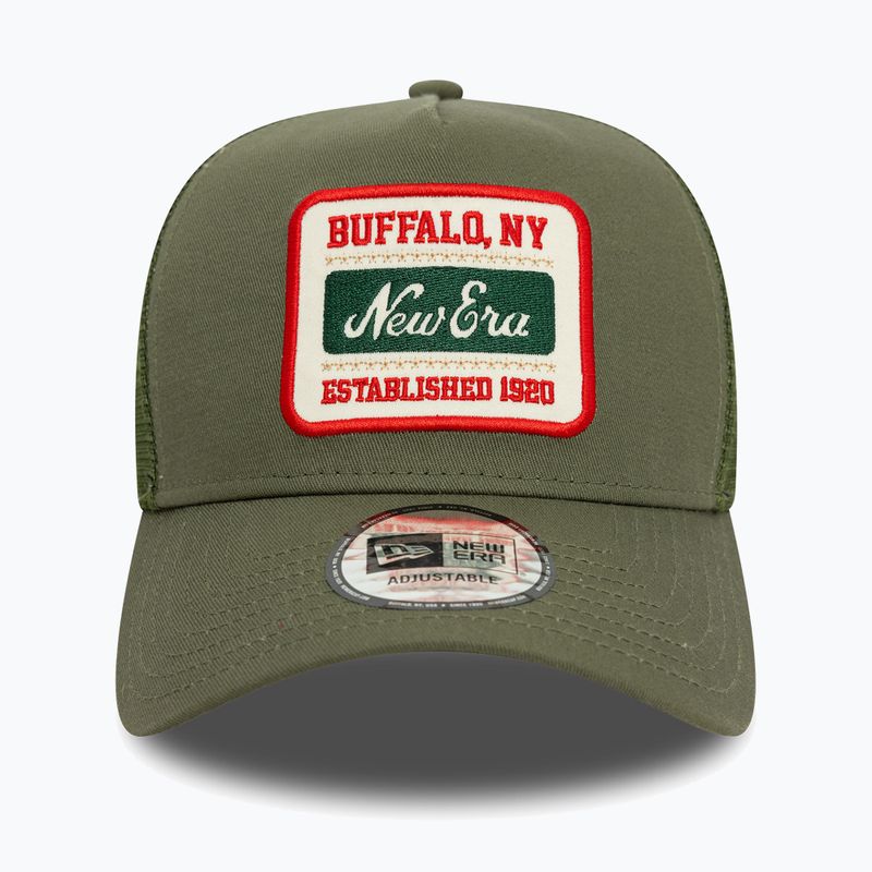 New Era NE Patch Trucker verde med șapcă de baseball 2