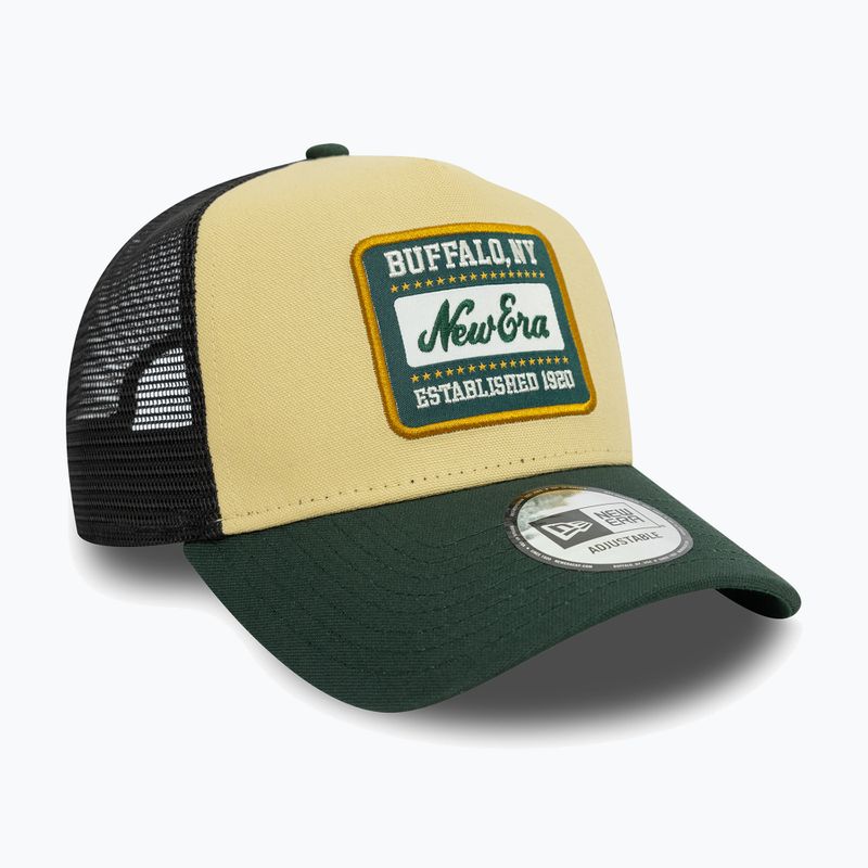 New Era NE Patch Canvas Trucker șapcă bej deschis