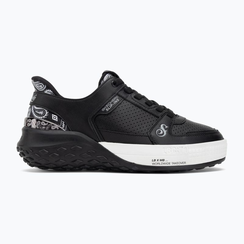 Încălțăminte pentru bărbați SKECHERS Sizzle Snoop Sizzle Toke Slip-Ins black 2