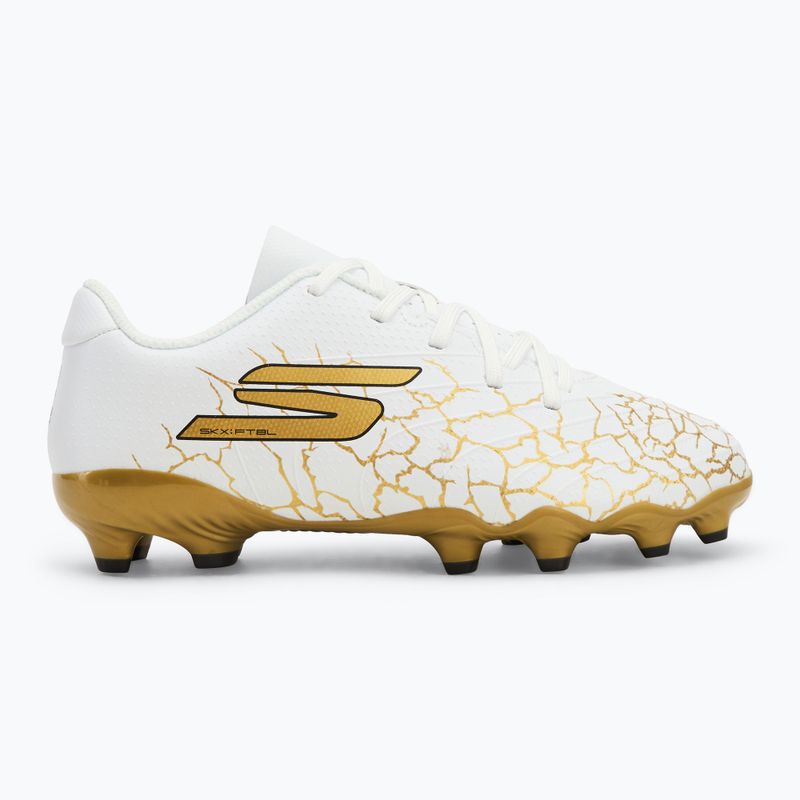 Încălțăminte de fotbal pentru copii SKECHERS Skx_ 1.5 Td Jr FG white/gold 2