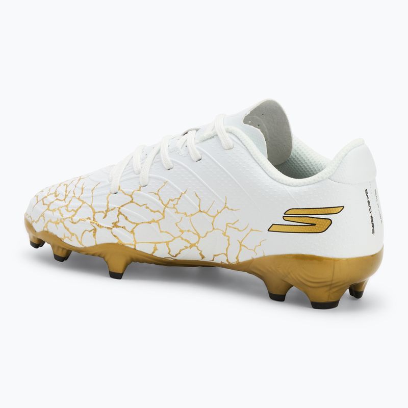 Încălțăminte de fotbal pentru copii SKECHERS Skx_ 1.5 Td Jr FG white/gold 3