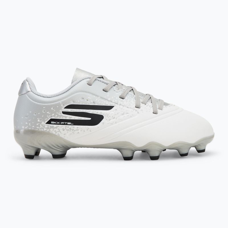 Încălțăminte de fotbal pentru copii SKECHERS Razor 1.5 Td Jr FG white/silver 2