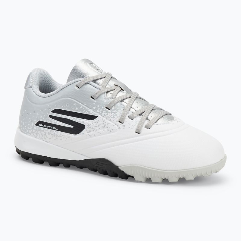 Încălțăminte de fotbal pentru copii SKECHERS Razor 1.5 Td Jr TF white/silver