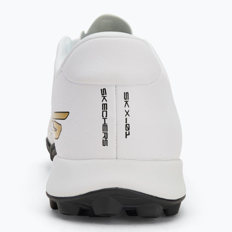 Încălțăminte de fotbal pentru bărbați SKECHERS Skx_1.5 Academy TF white/gold 6