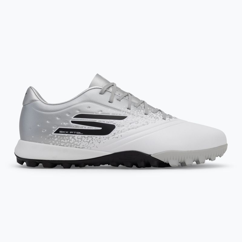 Încălțăminte de fotbal pentru bărbați SKECHERS Razor 1.5 Academy TF white/silver 2
