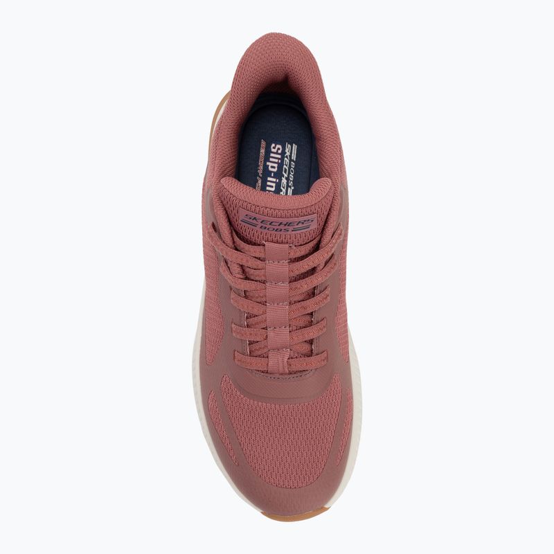 Încălțăminte pentru femei  SKECHERS Bobs Squad 4 Staple Look rose 5