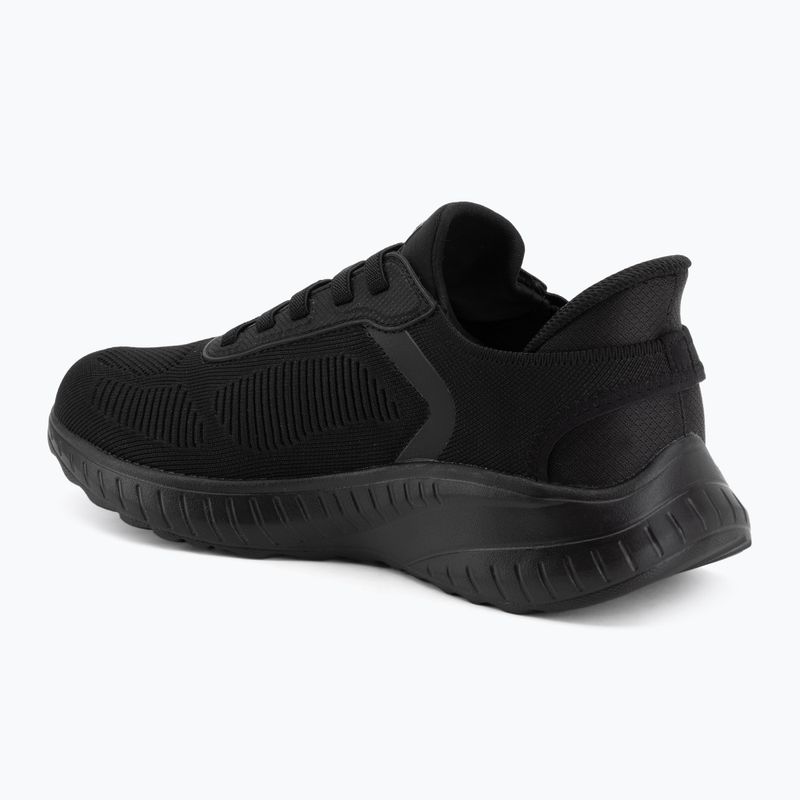 Încălțăminte pentru bărbați SKECHERS Bobs Squad Chaos Solid Step black 3