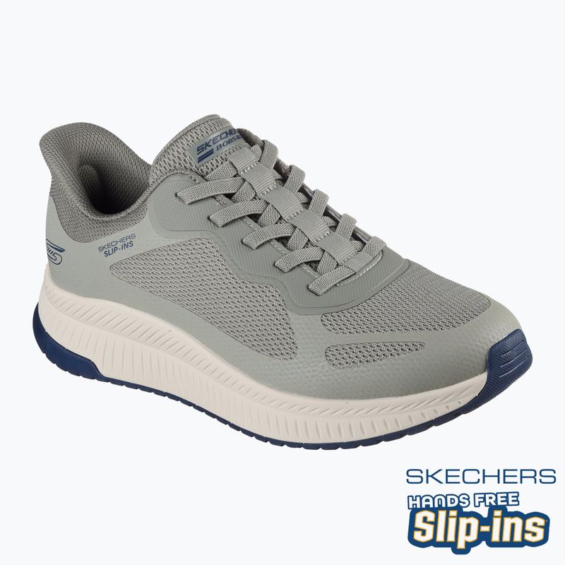 Încălțăminte pentru bărbați SKECHERS Bobs Squad 4 olive