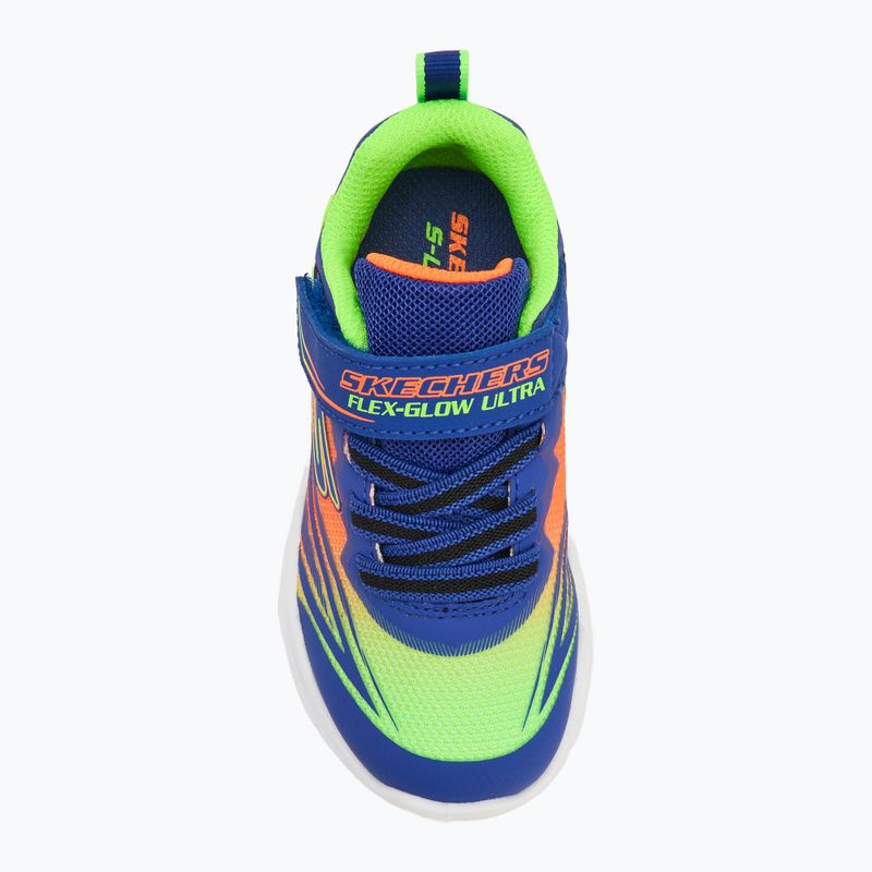Încălțăminte pentru copii SKECHERS Flex-Glow Ultra blue/mint 5