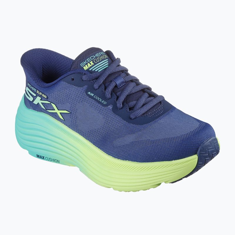 Încălțăminte de alergare pentru femei SKECHERS Max Cushioning Endeavour Hallandale navy/lime