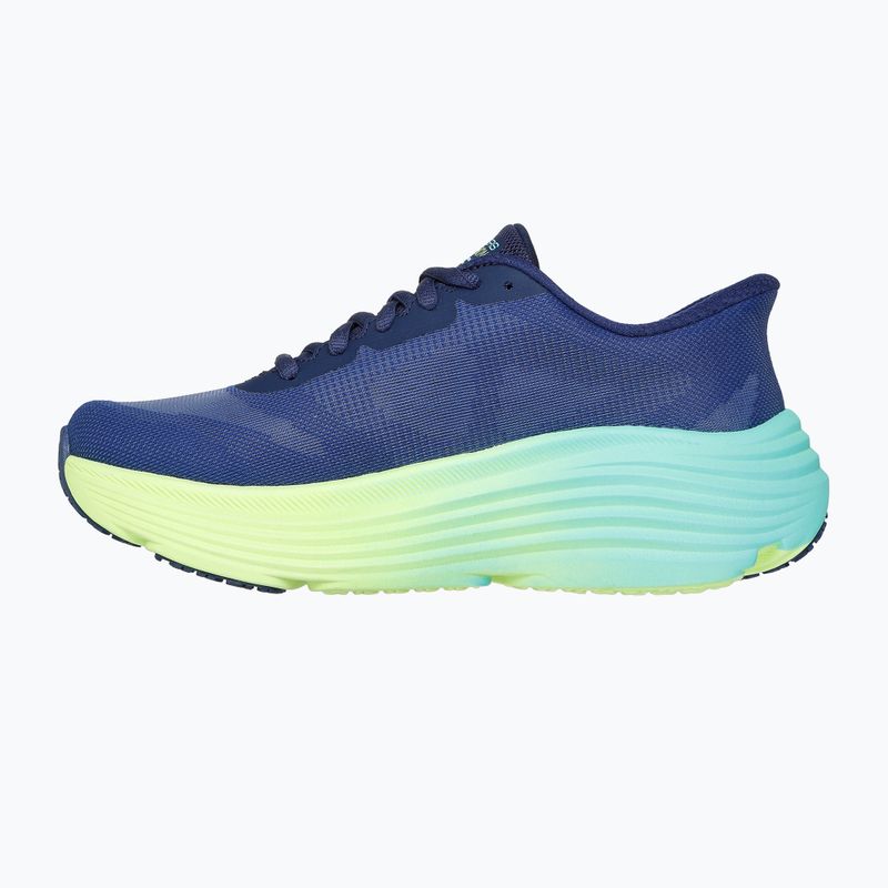 Încălțăminte de alergare pentru femei SKECHERS Max Cushioning Endeavour Hallandale navy/lime 3