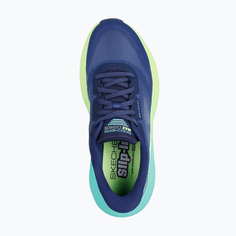 Încălțăminte de alergare pentru femei SKECHERS Max Cushioning Endeavour Hallandale navy/lime 5