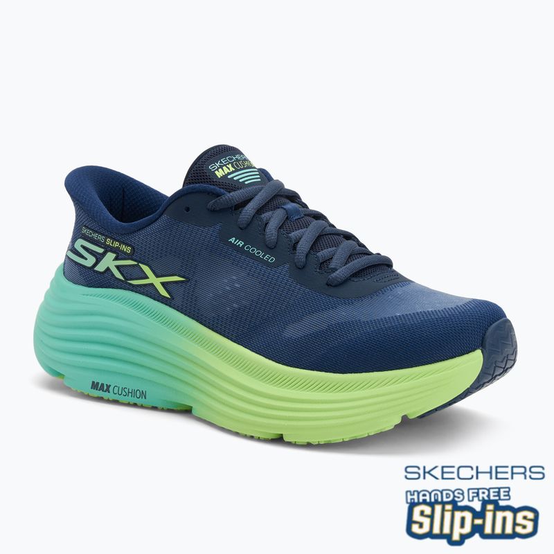 Încălțăminte de alergare pentru femei SKECHERS Max Cushioning Endeavour Hallandale navy/lime