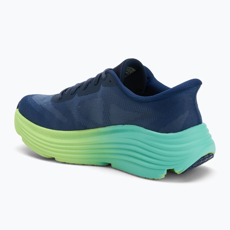 Încălțăminte de alergare pentru femei SKECHERS Max Cushioning Endeavour Hallandale navy/lime 3