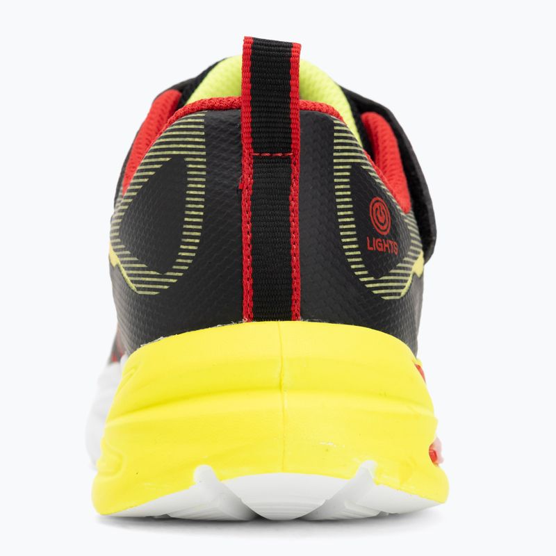 Încălțăminte pentru copii SKECHERS Flex-Glow Ultra negru/roșu 6