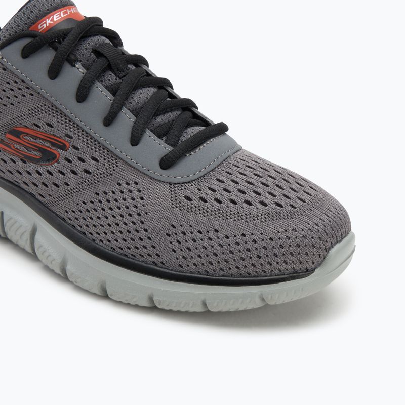Încălțăminte pentru bărbați Skechers Track Leshur charcoal/orange 7