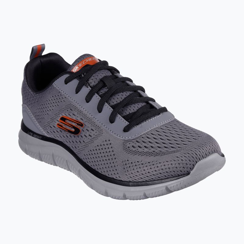 Încălțăminte pentru bărbați Skechers Track Leshur charcoal/orange
