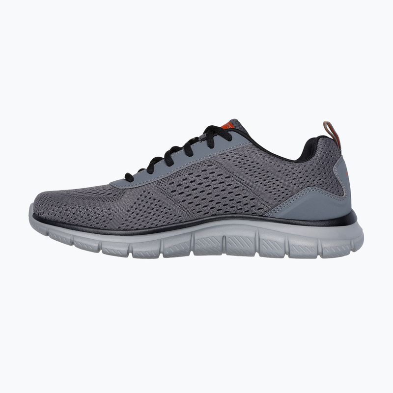 Încălțăminte pentru bărbați Skechers Track Leshur charcoal/orange 3