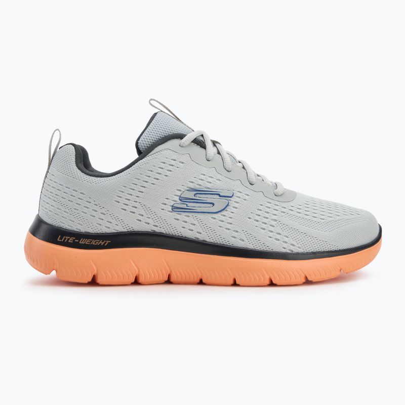 Încălțăminte pentru bărbați SKECHERS Summits Torre gray/orange 2