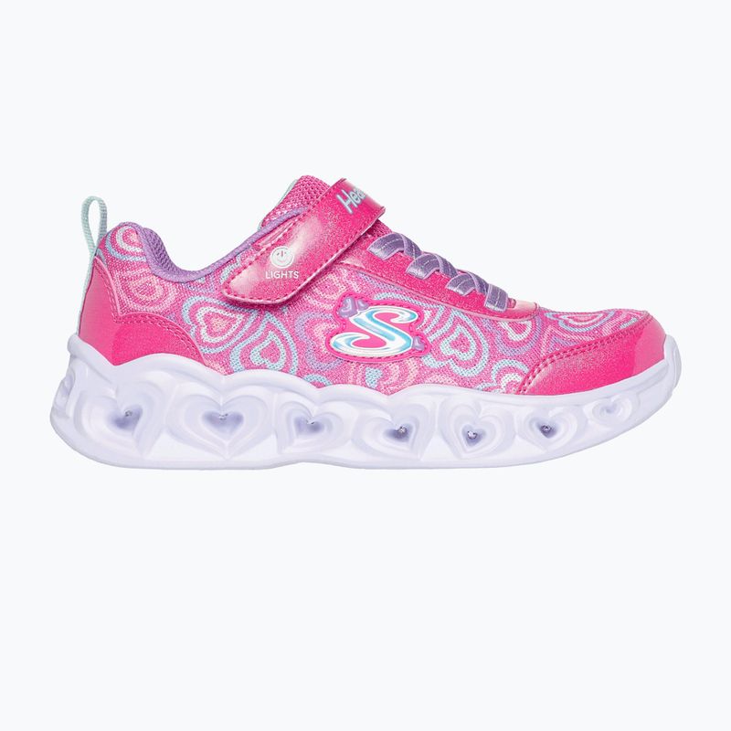 Încălțăminte pentru copii SKECHERS Heart Lights Boogie Love hot pink/multi 2