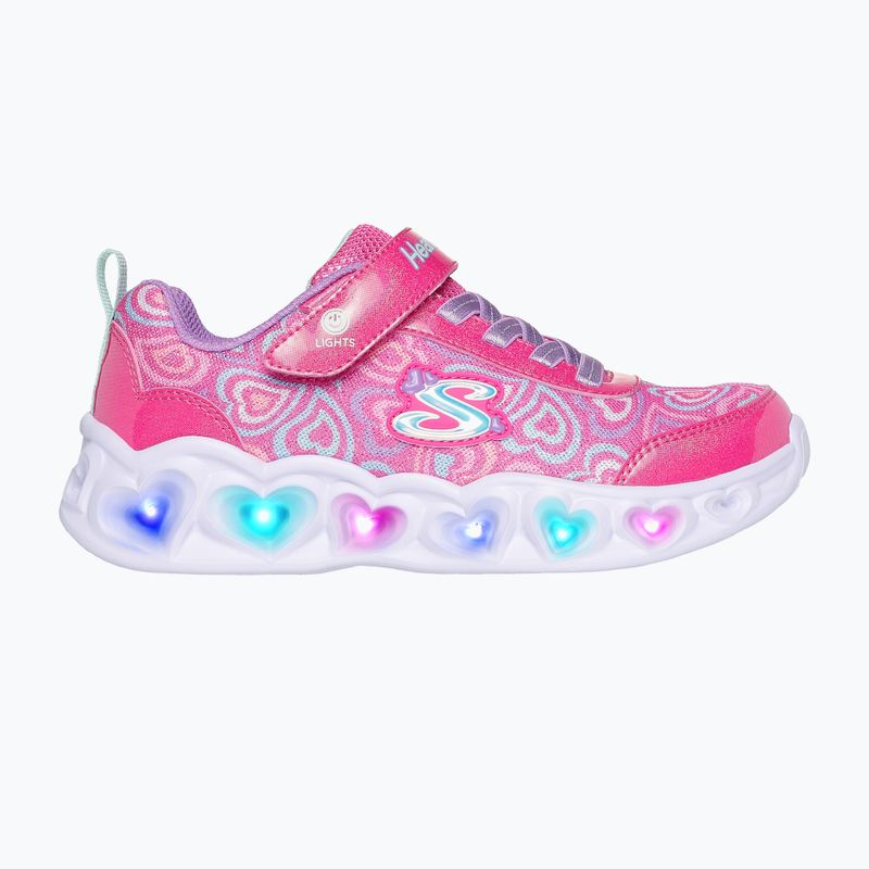 Încălțăminte pentru copii SKECHERS Heart Lights Boogie Love hot pink/multi 3