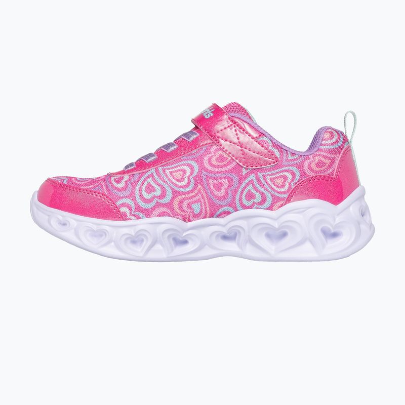 Încălțăminte pentru copii SKECHERS Heart Lights Boogie Love hot pink/multi 4