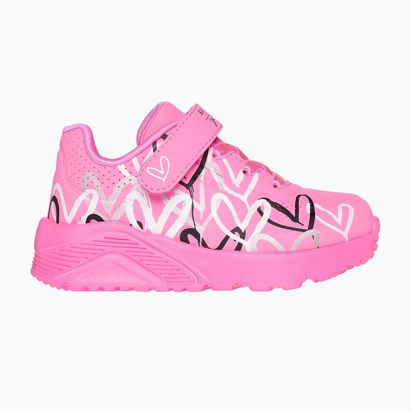 Încălțăminte pentru copii SKECHERS Uno Lite Love Levitate 314078N hot pink/multi 2
