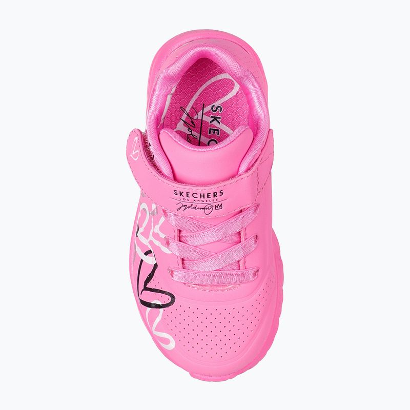 Încălțăminte pentru copii SKECHERS Uno Lite Love Levitate hot pink/multi 5