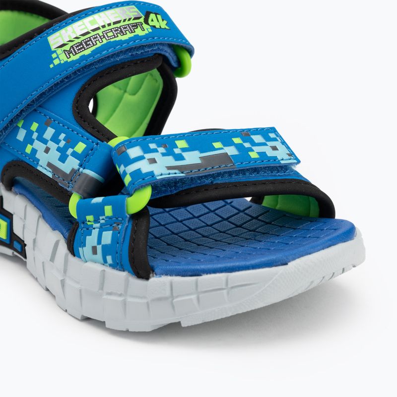 Sandale pentru copii  SKECHERS Mega Splash black/blue/lime 7