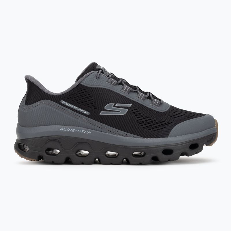 Pantofi bărbați SKECHERS Glide-Step Sole Glover Peak negru/cărbune 2