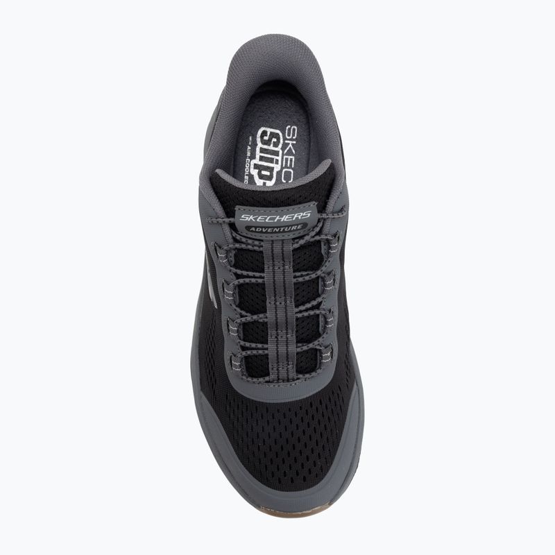 Pantofi bărbați SKECHERS Glide-Step Sole Glover Peak negru/cărbune 5