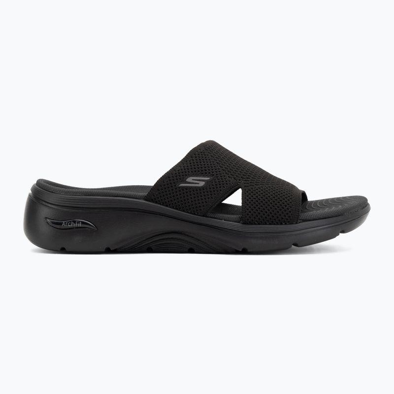 Papuci pentru femei SKECHERS Go Walk Arch Fit 2.0 Dakota black 2