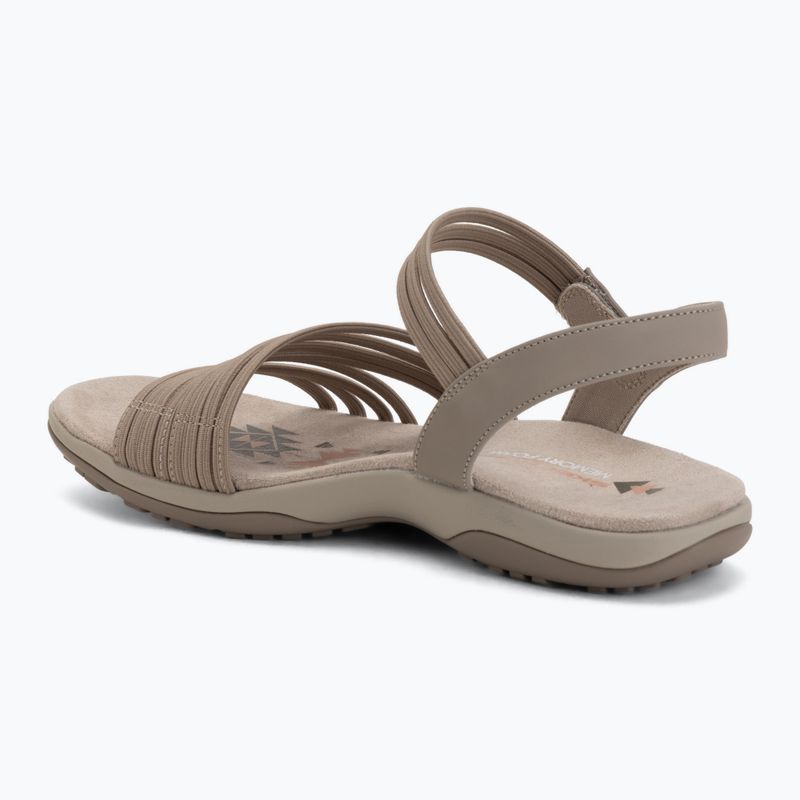 Sandale pentru femei SKECHERS Reggae Slim Coffee Run gray 3