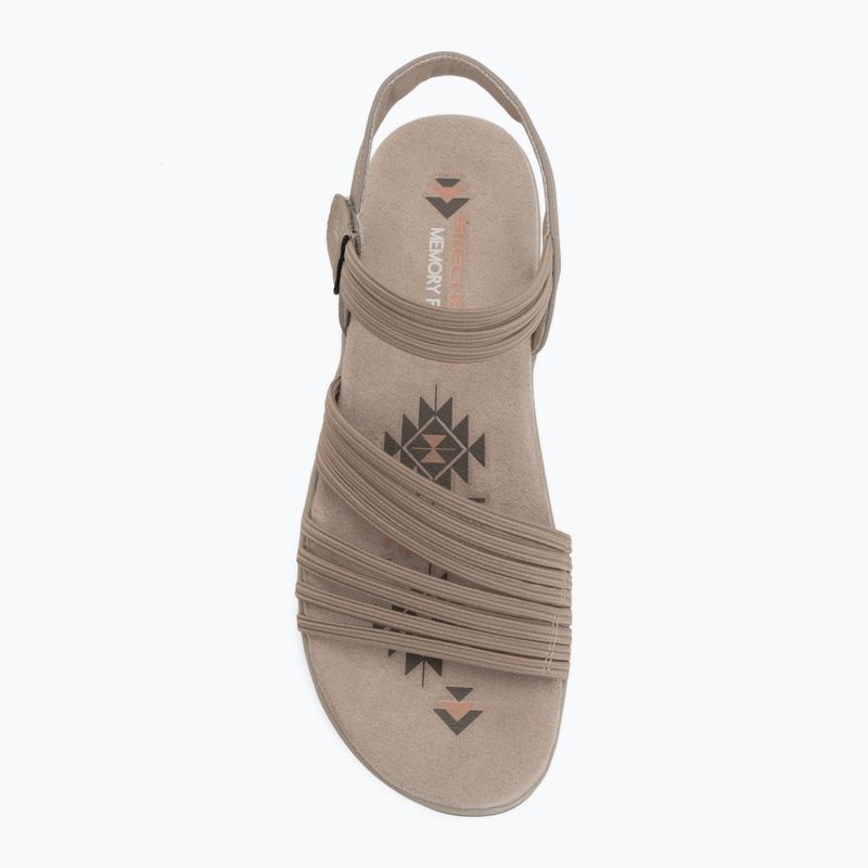 Sandale pentru femei SKECHERS Reggae Slim Coffee Run gray 5