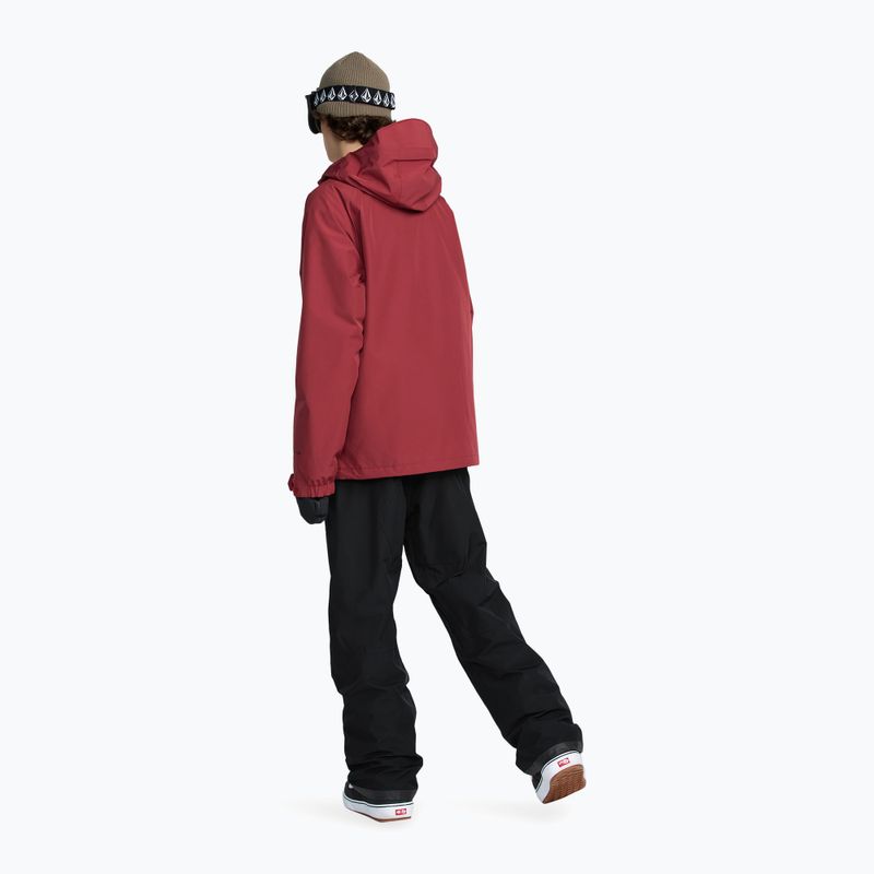 Geacă de snowboard pentru bărbați Volcom Dua Insulated GTX red 4