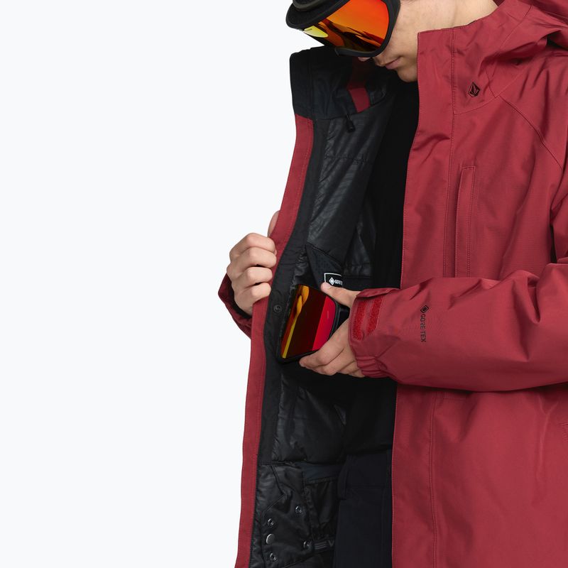 Geacă de snowboard pentru bărbați Volcom Dua Insulated GTX red 7