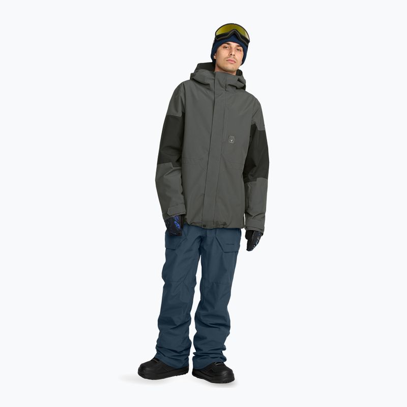 Geacă de snowboard pentru bărbați Volcom Primary Insulated dark grey 2